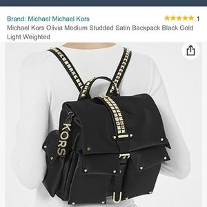 Michael Kors backpack purse